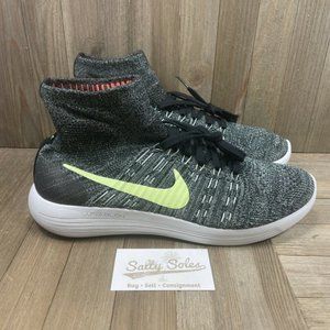 Nike LunarEpic FlyKnit Black/Green Ghost Hasta (818676-015) Running Men's